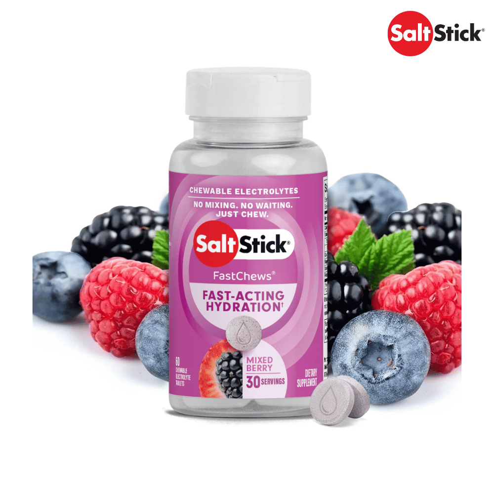 Buy SaltStick FastChews - Mixed Berry 60ct Bottle - Expiry Date: Nov 2026 for running in Singapore - Running Lab SG