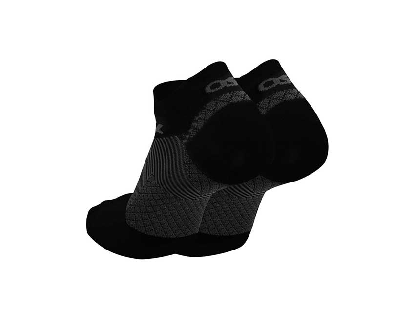 Buy OS1st FS4 Plantar Fasciitis No Show Socks - Black for running in Singapore - Running Lab SG