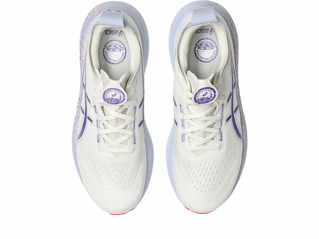 ASICS Men Gel-Nimbus 27 Tokyo - Cream / Edo Purple