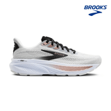 Brooks Women Ghost 17 Wide - White / Black / Rose Gold