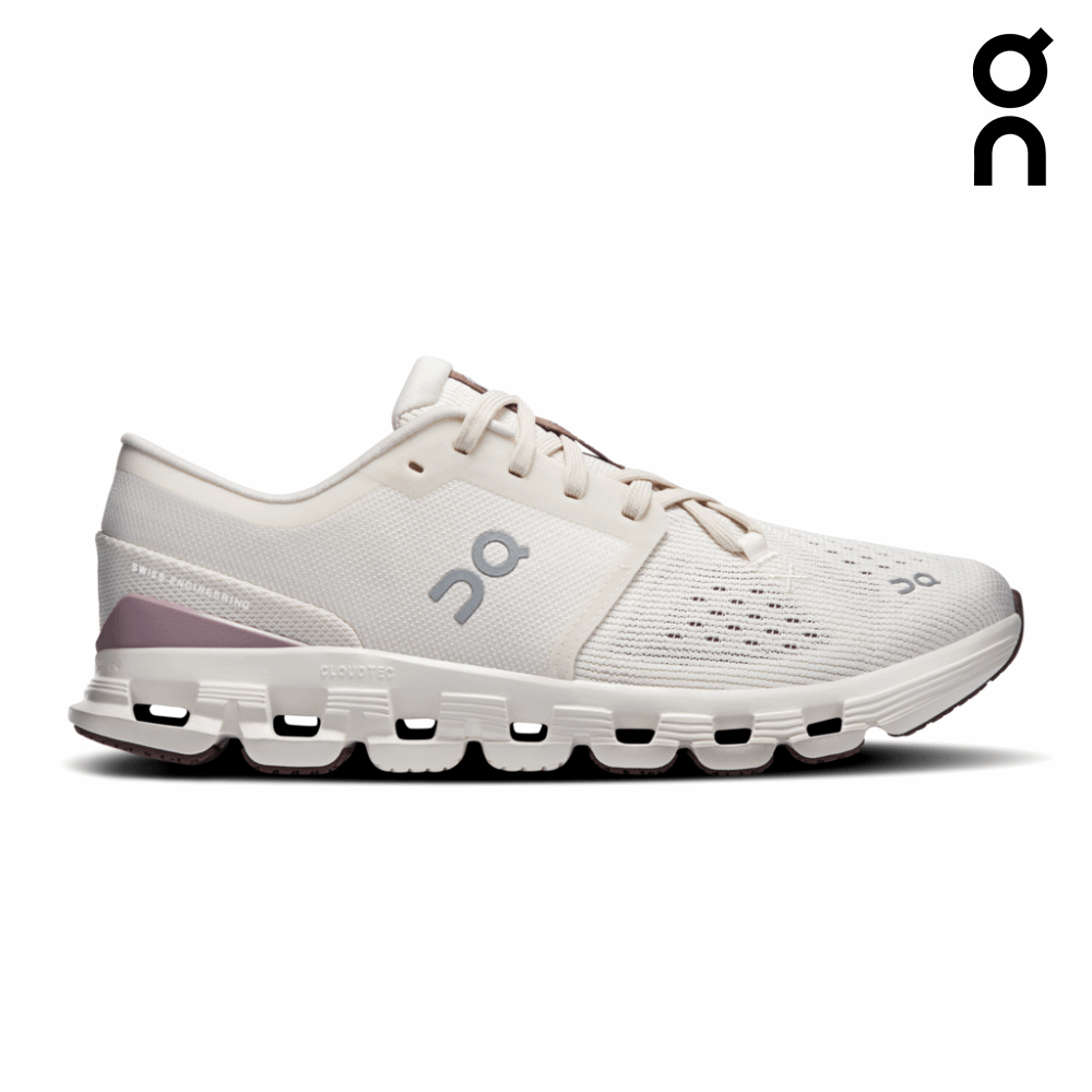 Buy On Women Cloud X 4 - Ivory / Heron for running in Singapore - Running Lab SG