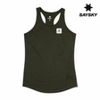 Buy SAYSKY Women Clean Combat Pro Singlet - Green for running in Singapore - Running Lab SG