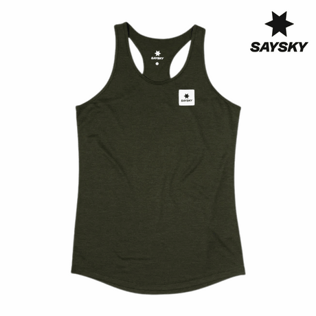 Buy SAYSKY Women Clean Combat Pro Singlet - Green for running in Singapore - Running Lab SG