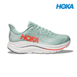 Buy HOKA Men Clifton 10 - Sage / Neon Flame for running in Singapore - Running Lab SG