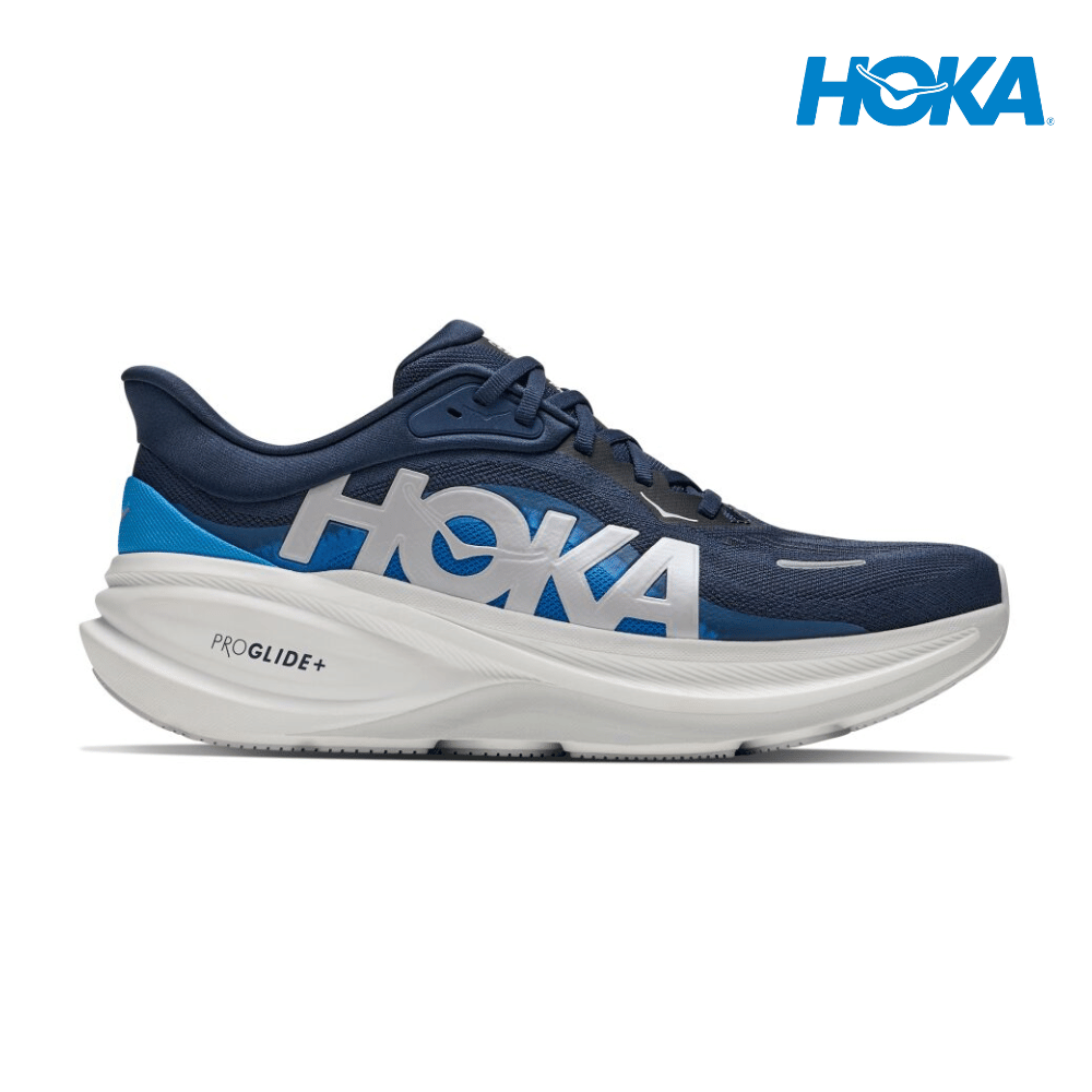 Buy HOKA Men Clifton Pro Wide - Varsity Navy / Soft Cobalt for running in Singapore - Running Lab SG