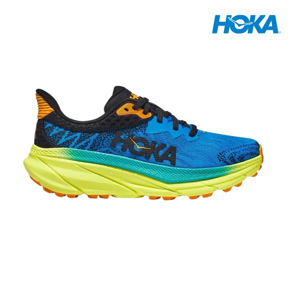 HOKA Men Challenger 7 Wide - Diva Blue / Evening Primrose – Running Lab ...