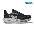 Buy HOKA Men Clifton 10 Wide - Black / Silver for running in Singapore - Running Lab SG