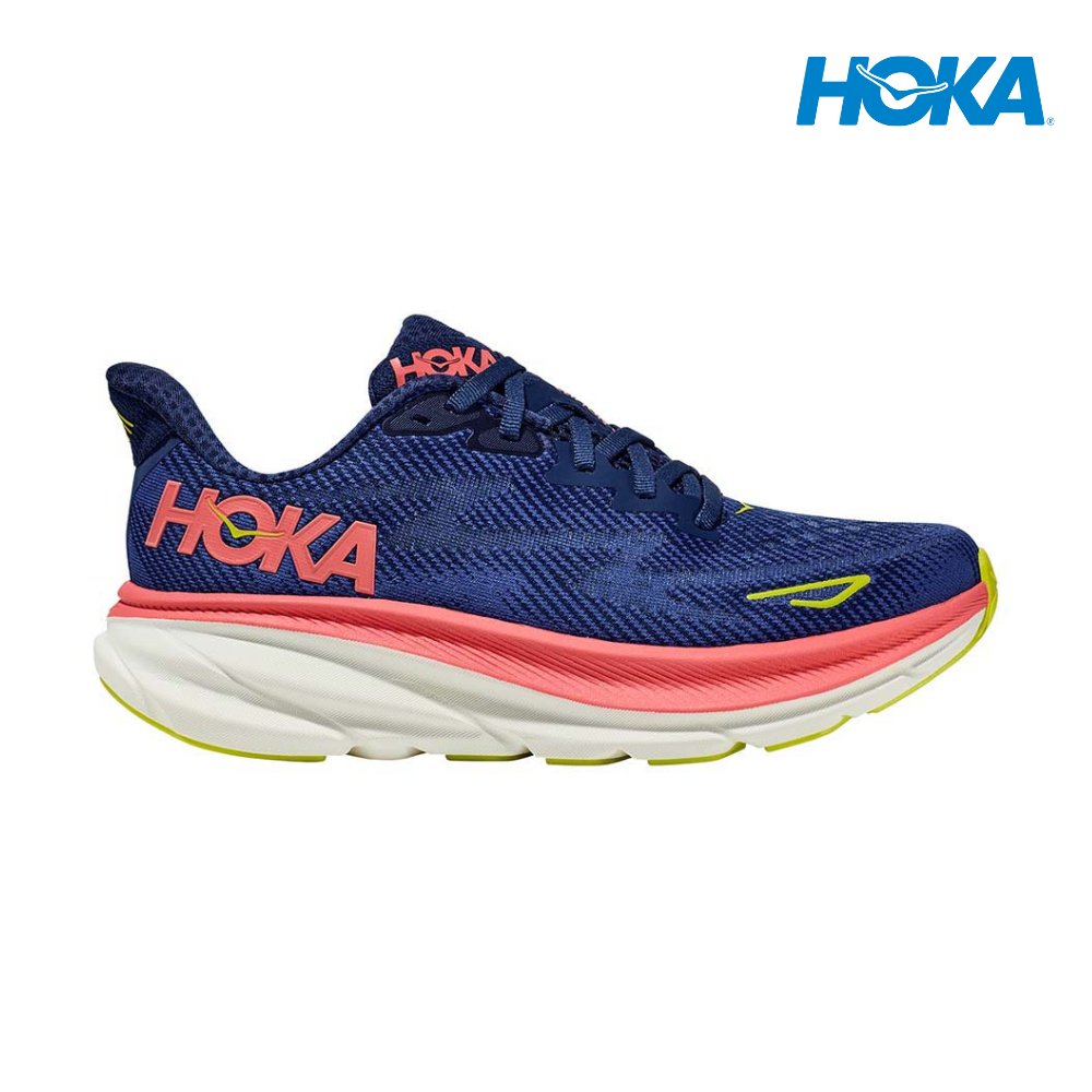 HOKA Women Clifton 9 Wide - Evening Sky / Carol