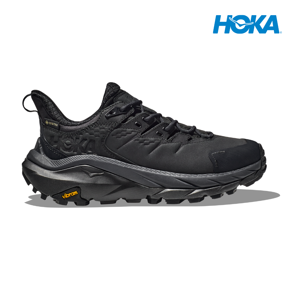 HOKA Men Kaha 2 Low GTX Black Black Running Lab Singapore