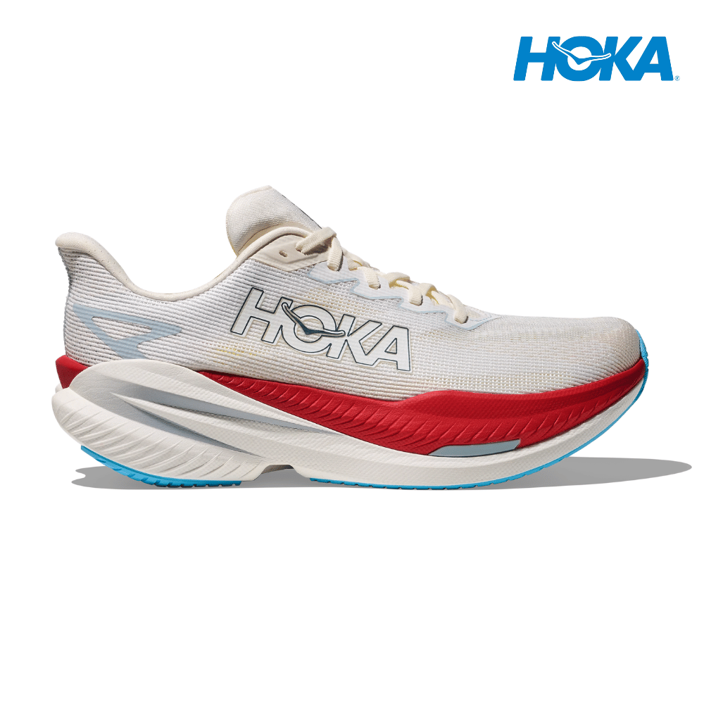 Buy HOKA Men Mach X 3 - White / Alabaster for running in Singapore - Running Lab SG