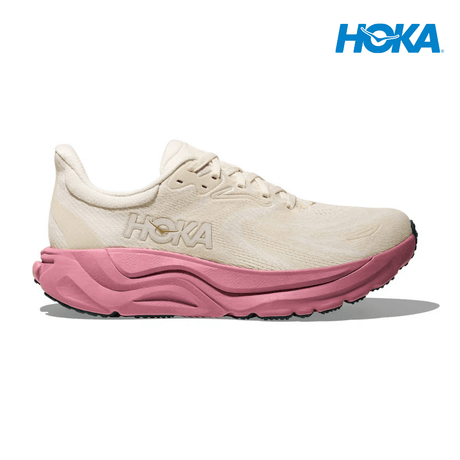 Buy HOKA Women Arahi 8 Wide - Alabaster / Lingonberry for running in Singapore - Running Lab SG