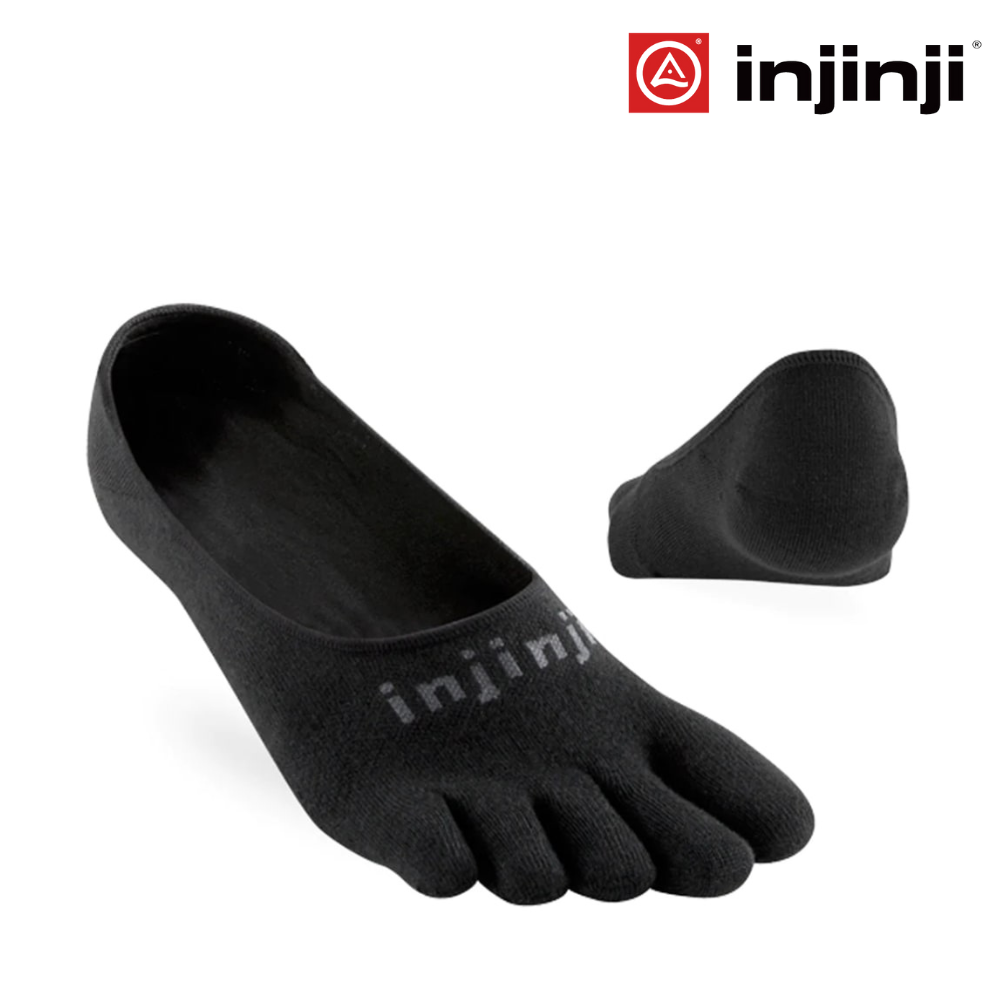 Injinji Run Lightweight No-Show Coolmax - Gray – Running Lab Singapore