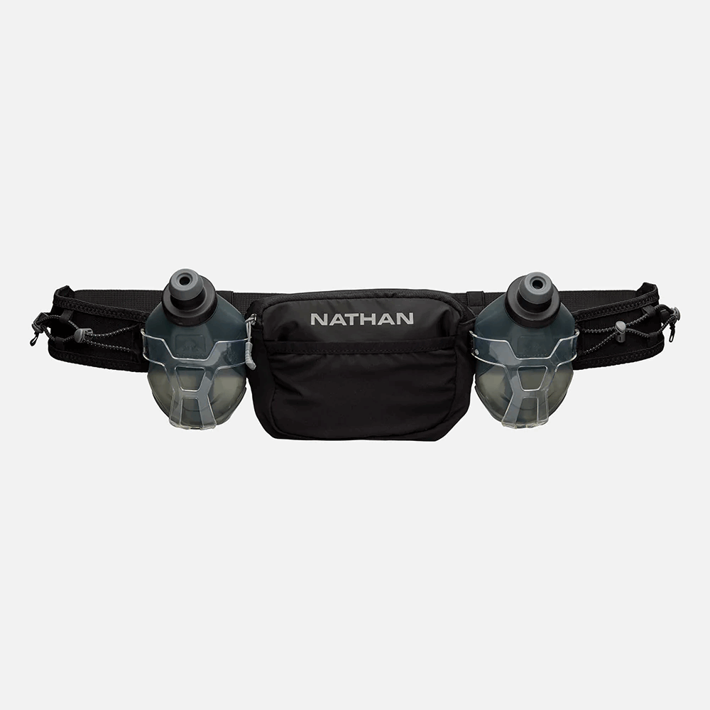 Nathan Sports Trail Mix Plus 3.0 Hydration Belt - Black / Reflective Silver