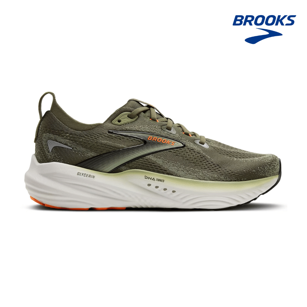 Brooks Men Glycerin 22 - Dusty Olive / Tea / Orange