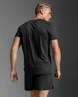 2XU Men Motion Soft Jersey Tee - Black / Black