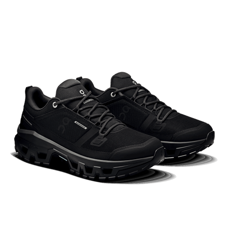 On Women Cloudrock Low Waterproof - Black / Black
