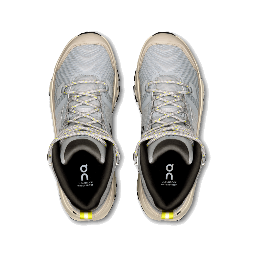 On Women Cloudrock Mid Waterproof - Alloy / Ice