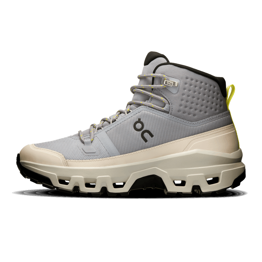 On Women Cloudrock Mid Waterproof - Alloy / Ice
