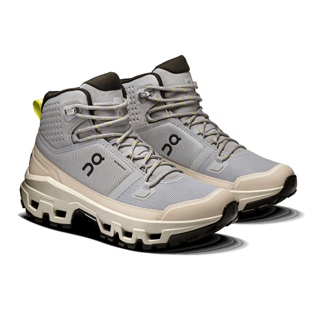 On Women Cloudrock Mid Waterproof - Alloy / Ice