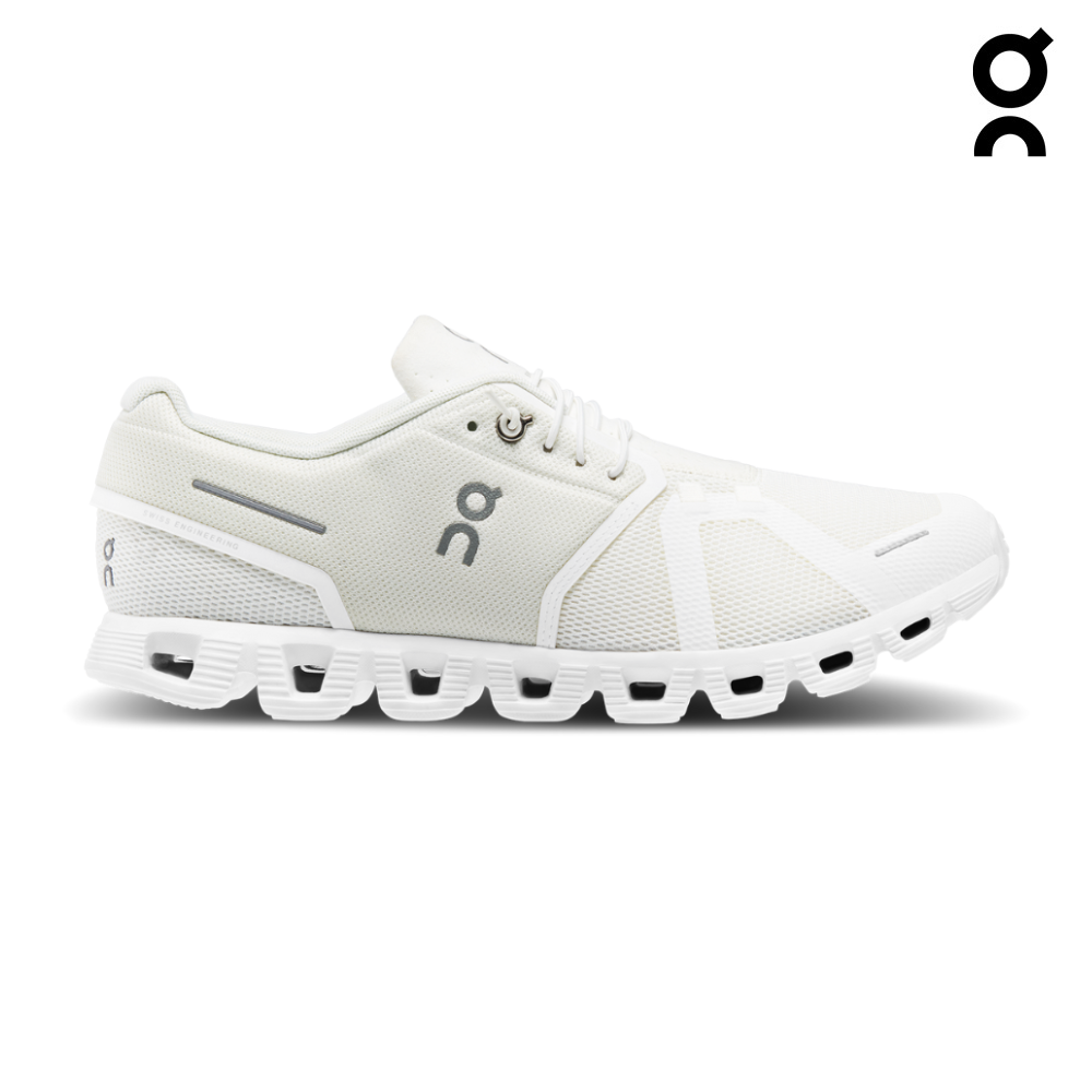 White colour clearance running shoes