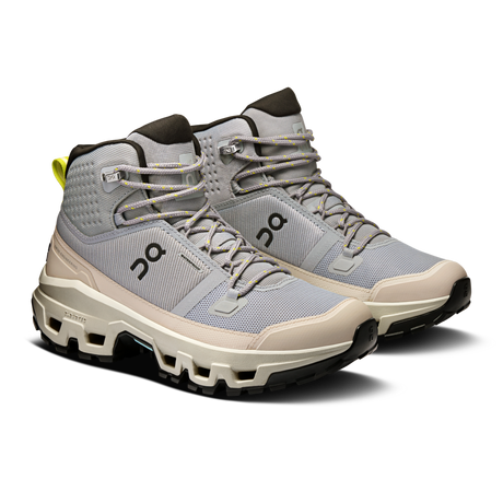 On Women Cloudrock Mid Waterproof - Alloy / Ice
