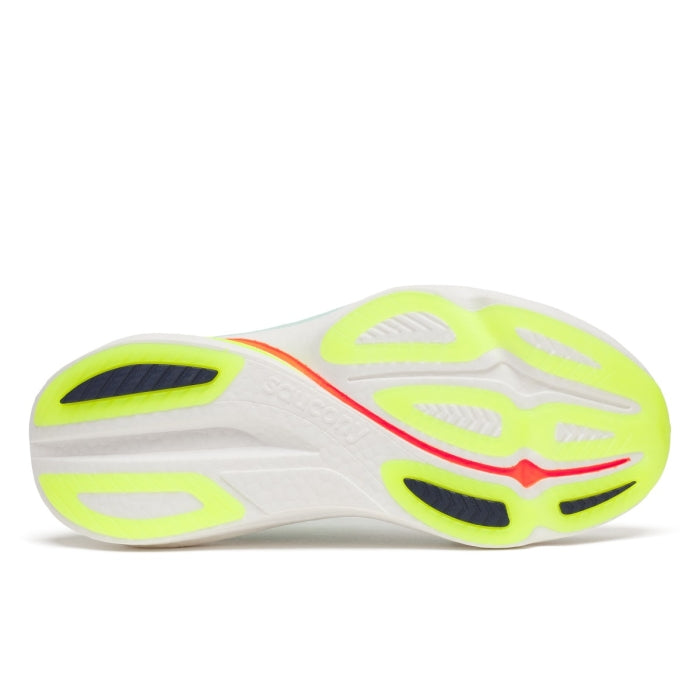 Saucony Women Endorphin Azura - White / Splash – Running Lab Singapore