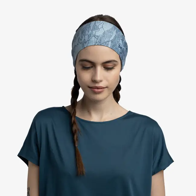 Buy BUFF® CoolNet UV Wide Headband - Laven Mist for running in Singapore - Running Lab SG