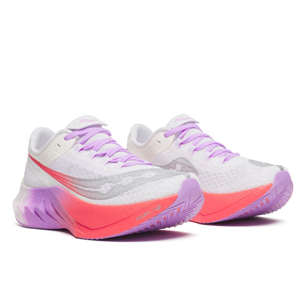 Saucony Women Endorphin Pro 4 - White / Crocus