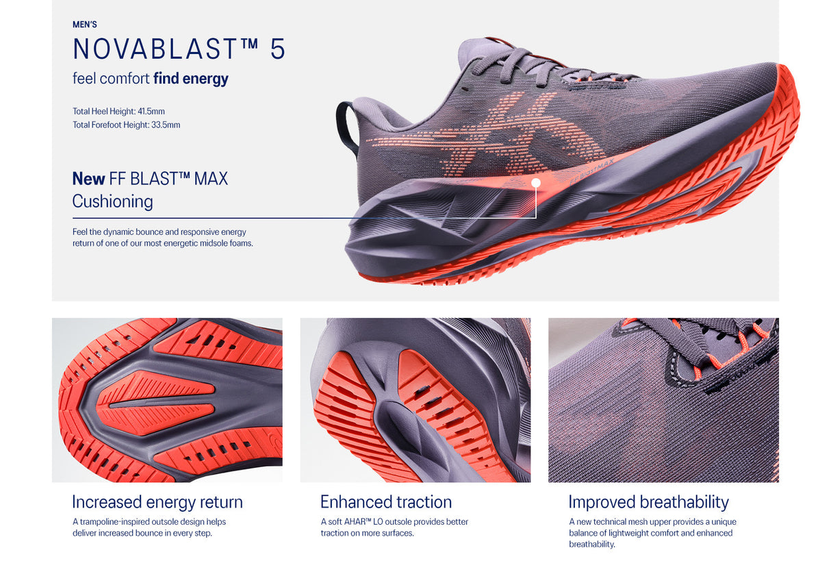 Shop Asics Performance Running Shoes in Singapore | Running Lab Nimbus Kayano GT2000 Novablast Superblast Metaspeed