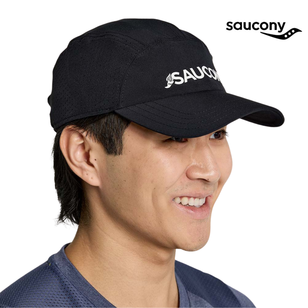 Saucony Outpace Hat Black Running Lab Singapore