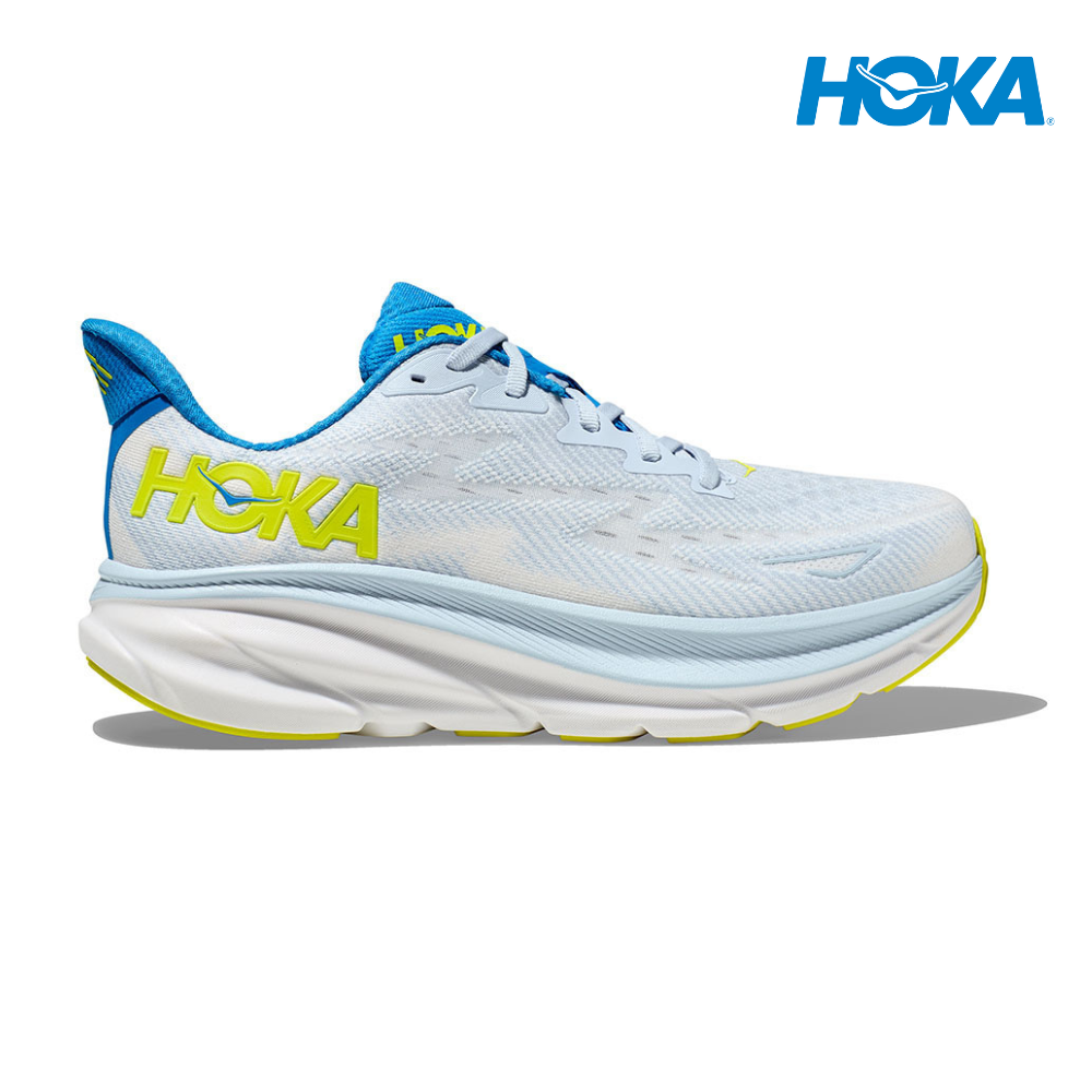 HOKA Men Clifton 9 - Ice Water / Evening Primrose