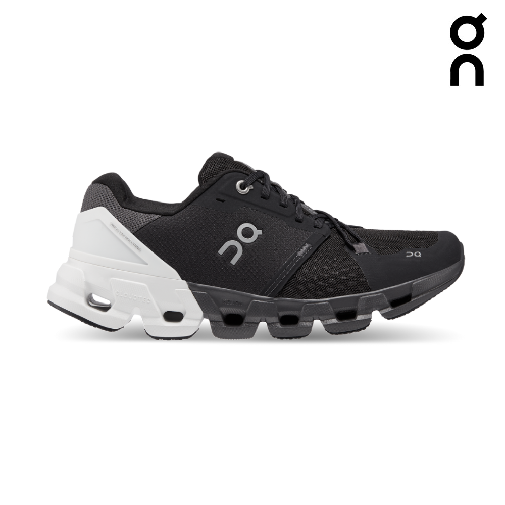 Wide black best sale sneakers