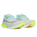 Buy Saucony Women Endorphin Azura - White / Splash for running in Singapore - Running Lab SG