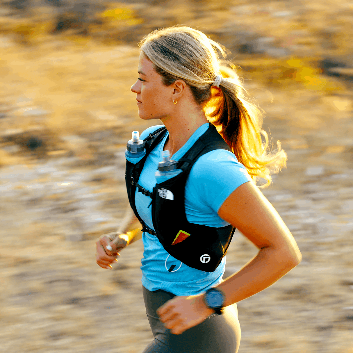 Buy HydraPak SoftFlask™ Speed 500ml - Malibu Blue for running in Singapore - Running Lab SG