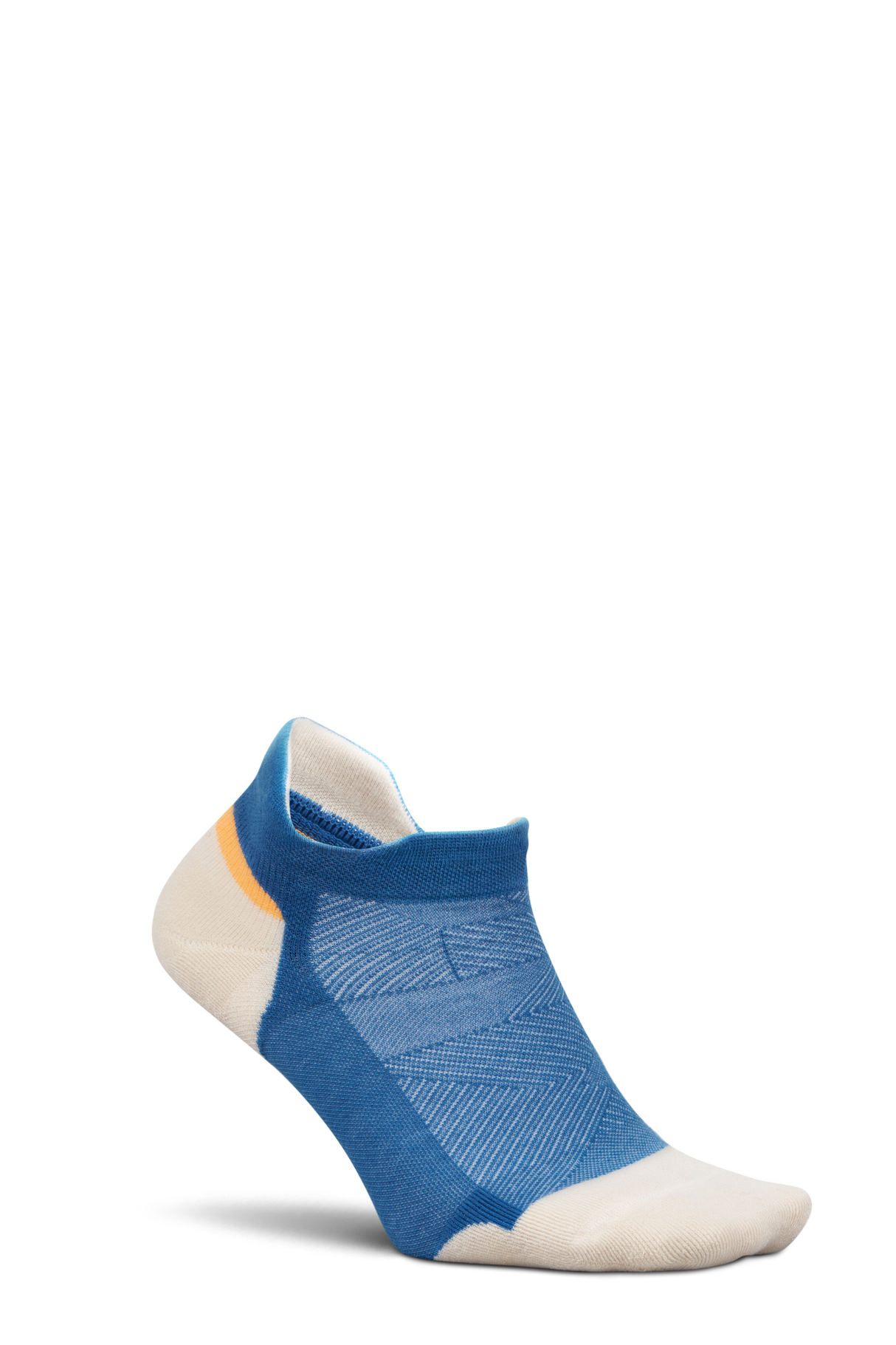 Feetures Active Elite Max Cushion No Show Tab - Rally Blue