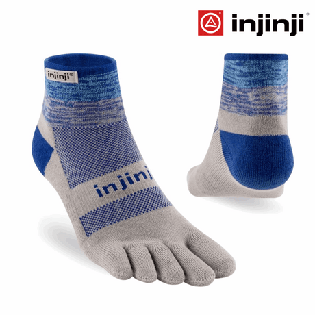 Injinji Trail Midweight Mini-Crew Coolmax - Neptune