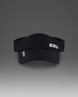 2XU Unisex Run Visor - Black / Black
