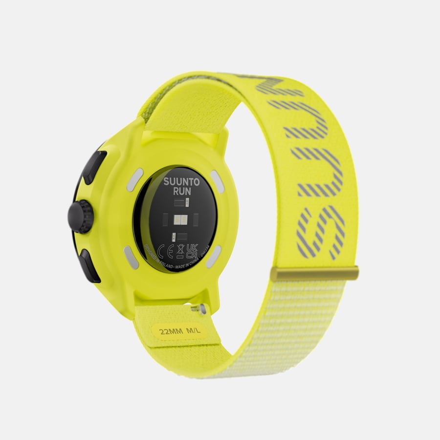 Suunto Run Textile Strap - Lime (46mm) – Running Lab Singapore
