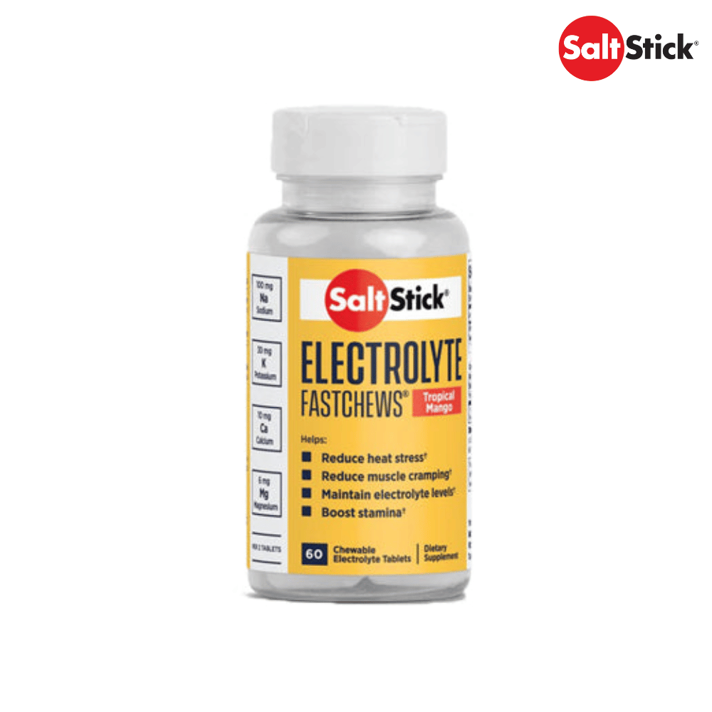 SaltStick FastChews - Tropical Mango 60ct Bottle - Expiry Date: Nov 2026