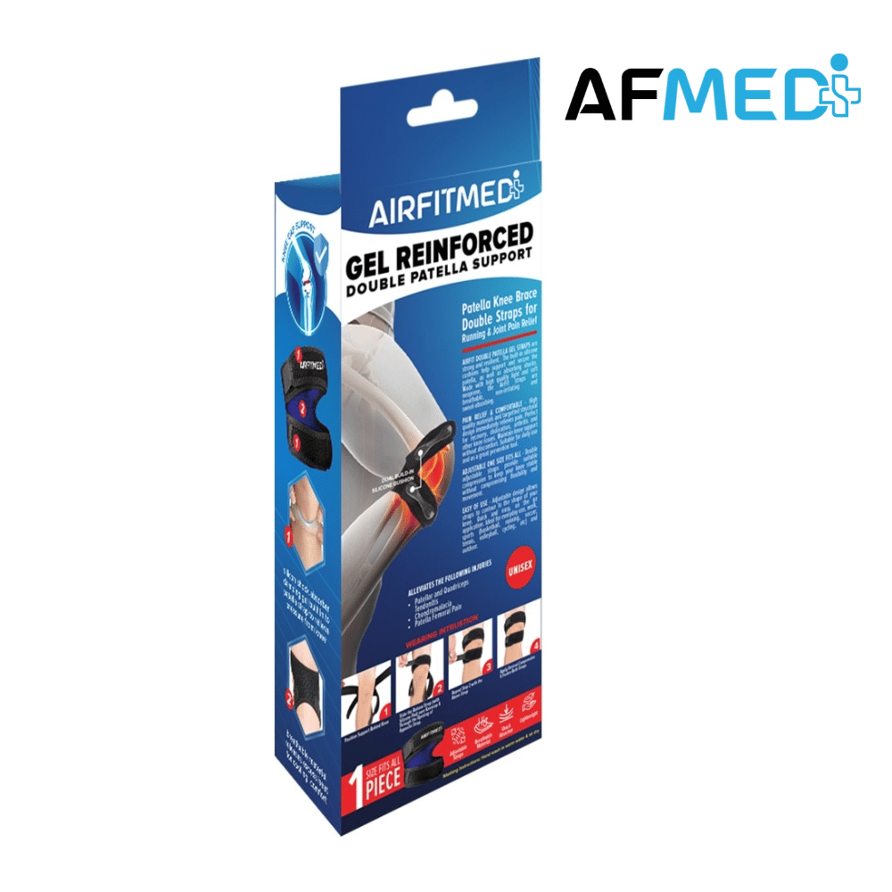 Buy AirFit Medi Gel Reinforced Double Patella Tendon Strap - One Size for running in Singapore - Running Lab SG