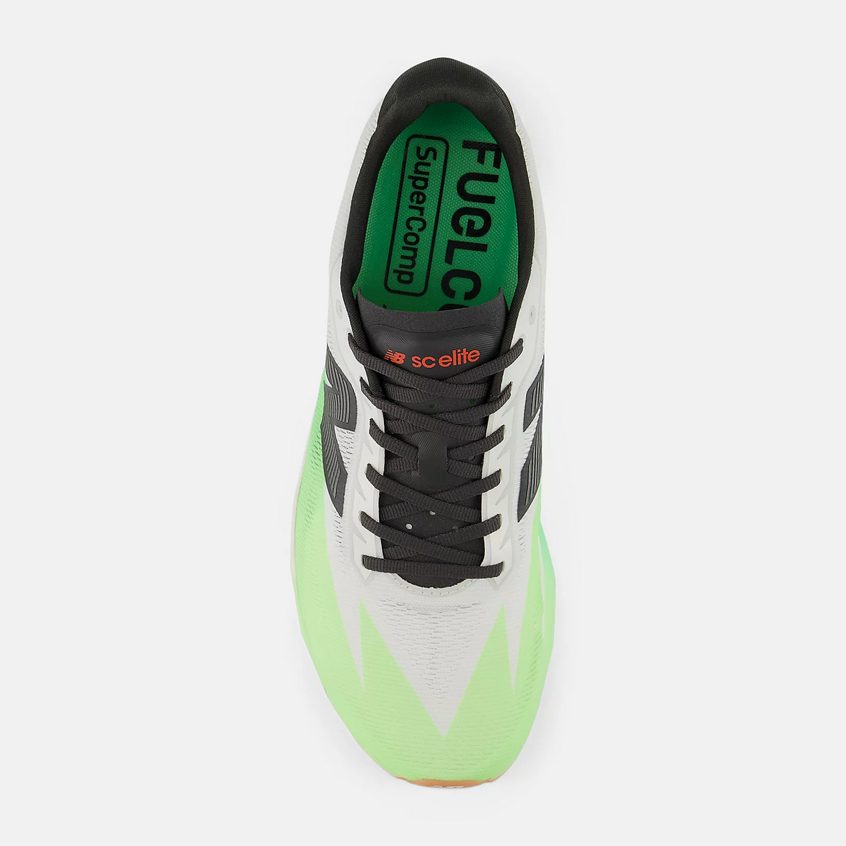 New Balance Men SuperComp Elite V5 - White / Mint Flash
