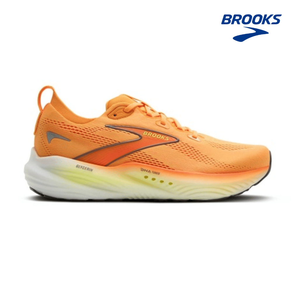 Brooks Men Glycerin 22 - Orange / Nightlife / White – Running Lab