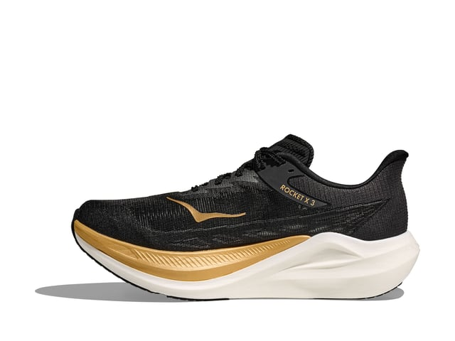 Buy HOKA Unisex Rocket X 3 - Black / Gold for running in Singapore - Running Lab SG
