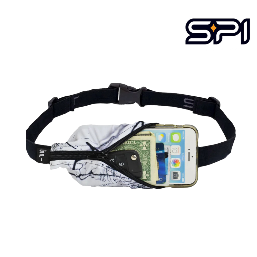 SPIbelt Large Pocket - Glacier / Black Zipper