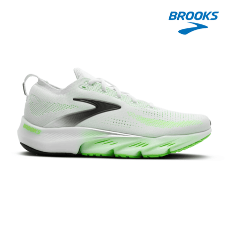 Buy Brooks Men Glycerin Flex - White / Green Gecko / Phantom for running in Singapore - Running Lab SG