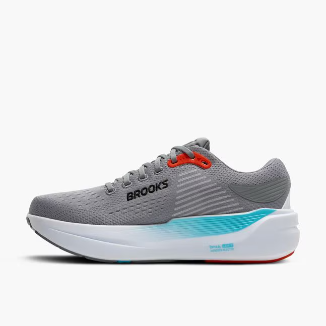 Brooks Men Ghost Max 3 - Primer Grey / Antarctica / Red