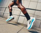 Buy HOKA Men Clifton 11 Wide - Frost / Black for running in Singapore - Running Lab SG