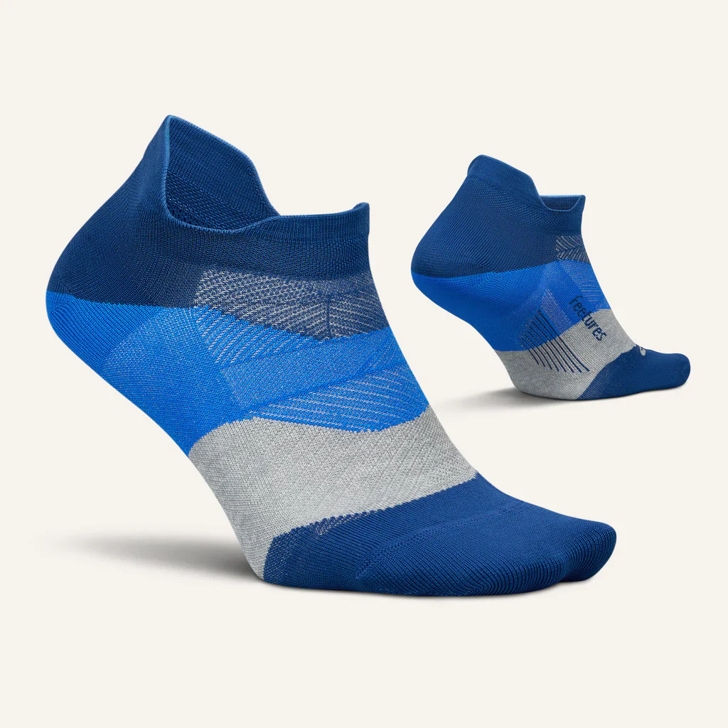 Buy Feetures Active Elite Ultra Light Cushion No Show Tab - Navy Mist for running in Singapore - Running Lab SG