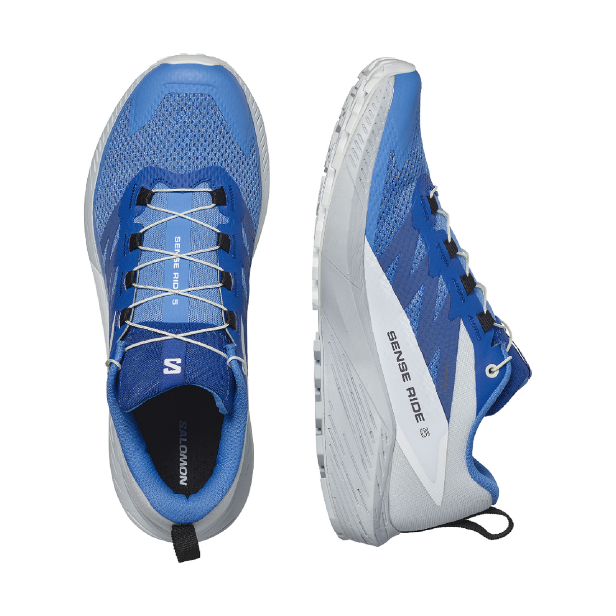 Salomon Men Sense Ride 5 - Ibiza Blue / Lapis / White