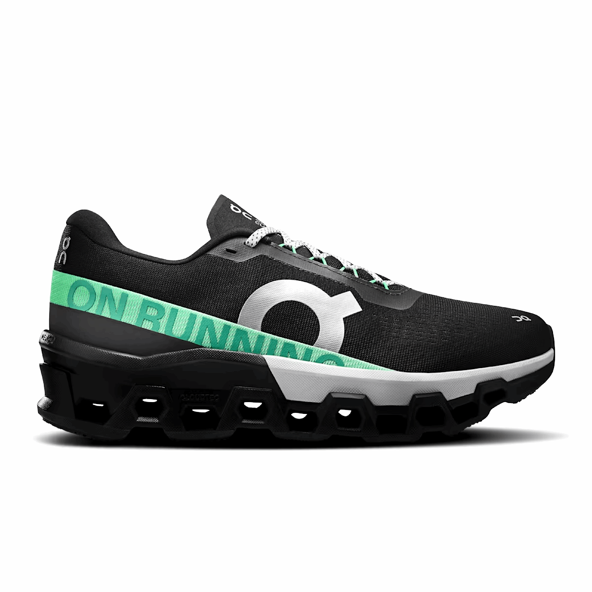 On Men Cloudmonster 2 - Black / Glacier